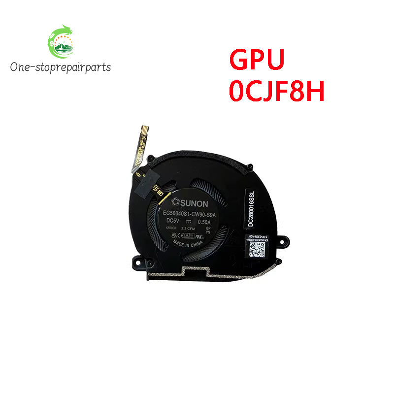 New Original Laptop CPU GPU Cooling Fan For Dell XPS 13 9340 9350 2024 01R0HN 0CJF8H Dell laptop repair parts