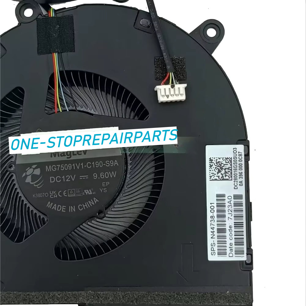 CPU GPU Cooling Fan for HP Victus Gaming Laptop 16-R TPN C169 N44738 001 Notebook PC Cooler Radiators MG75091V1 C180/C190 S9A HP laptop repair parts