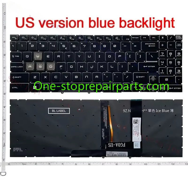 US NEW Laptop Keyboard For MSI VECTOR GP68HX 13V GP68 GE68 GP78 GE78 GE78HX GS77 GT77HX MS-17S1 15H1 15H2 15K1 15HK 1585 1583 MSI laptop repair parts
