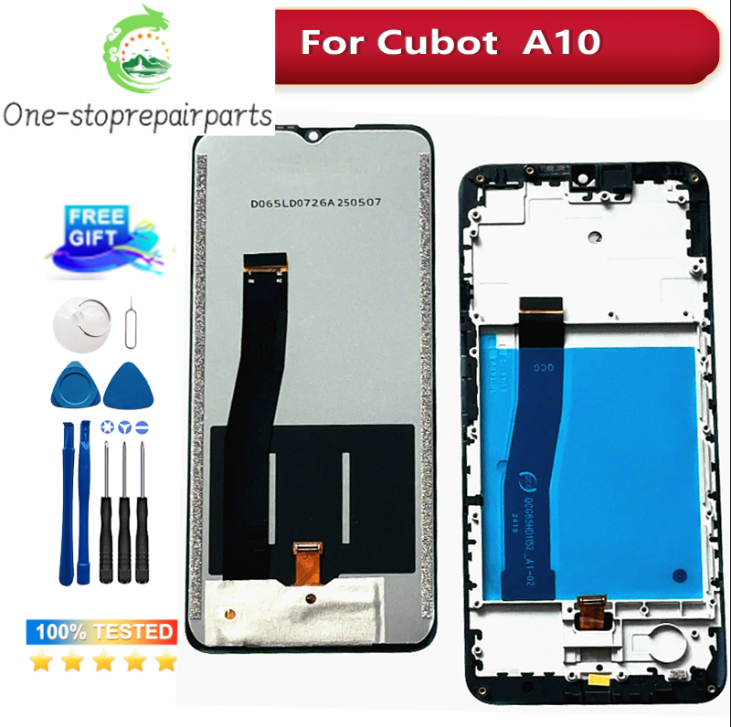 New Original for Cubot A10 LCD and Touch Screen Digitizer with Frame Display Module Screen Accessories Assembly Replacement Other brand Phone repair parts