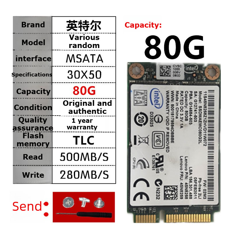 Laptop SSD for Samsung PM851 128G 256G 512G MSATA  TLC  MLC  64G 32G Toshiba Hynix Kingston Micron SanDisk solid state disk