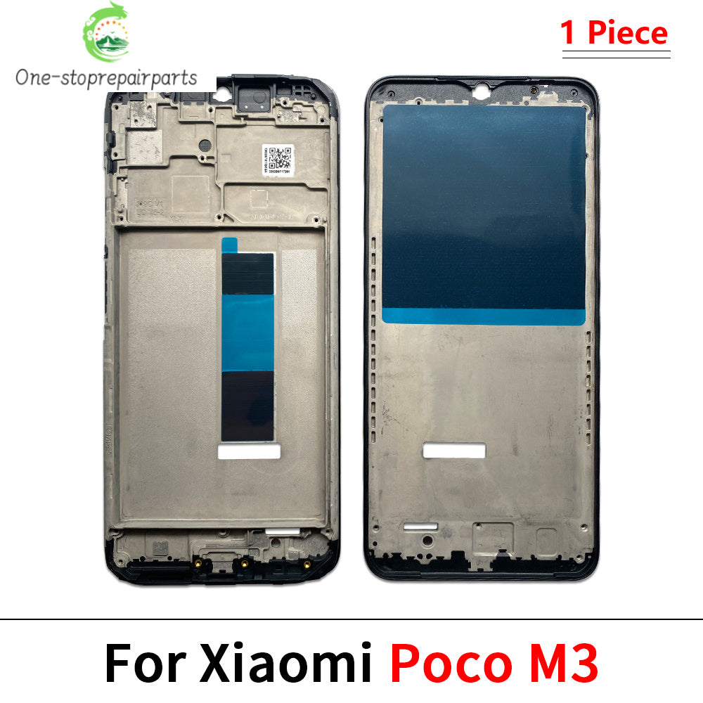 New Front Housing LCD Frame Screen Bezel Holder For Xiaomi Poco F3 F4 X3 GT M3 M4 M5s X5 X6 Pro 4G 5G Xiaomi  Xiao mi phone repair parts