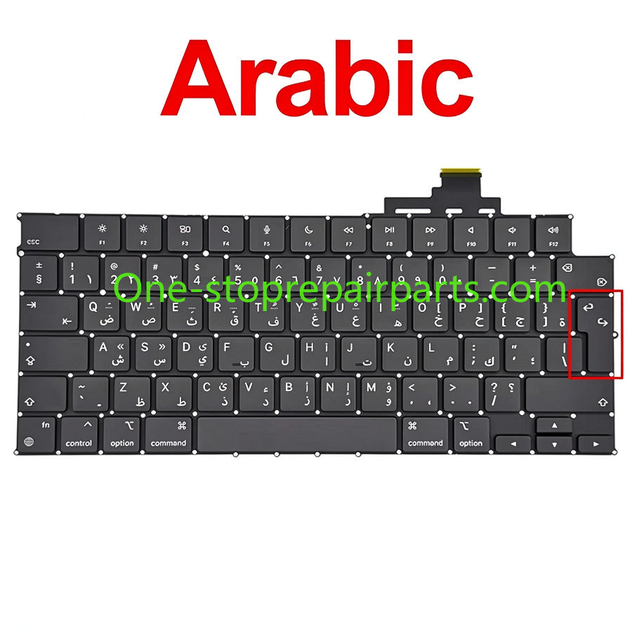 New Laptop Keyboard For MacBook Air 13.6" 15" A2681 A2941 A3113 A3114 Keyboard US UK English French German Spain EU 2022 2024 Macbook repair parts