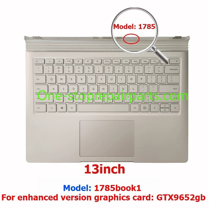 Base Keyboard For 13.5 15 inch Microsoft Surface book1/2/3 generation 1704 1705 1785 1834 1835 1050 1813 6g 1060 1050 965 940 graphic card 2nd 3nd generation