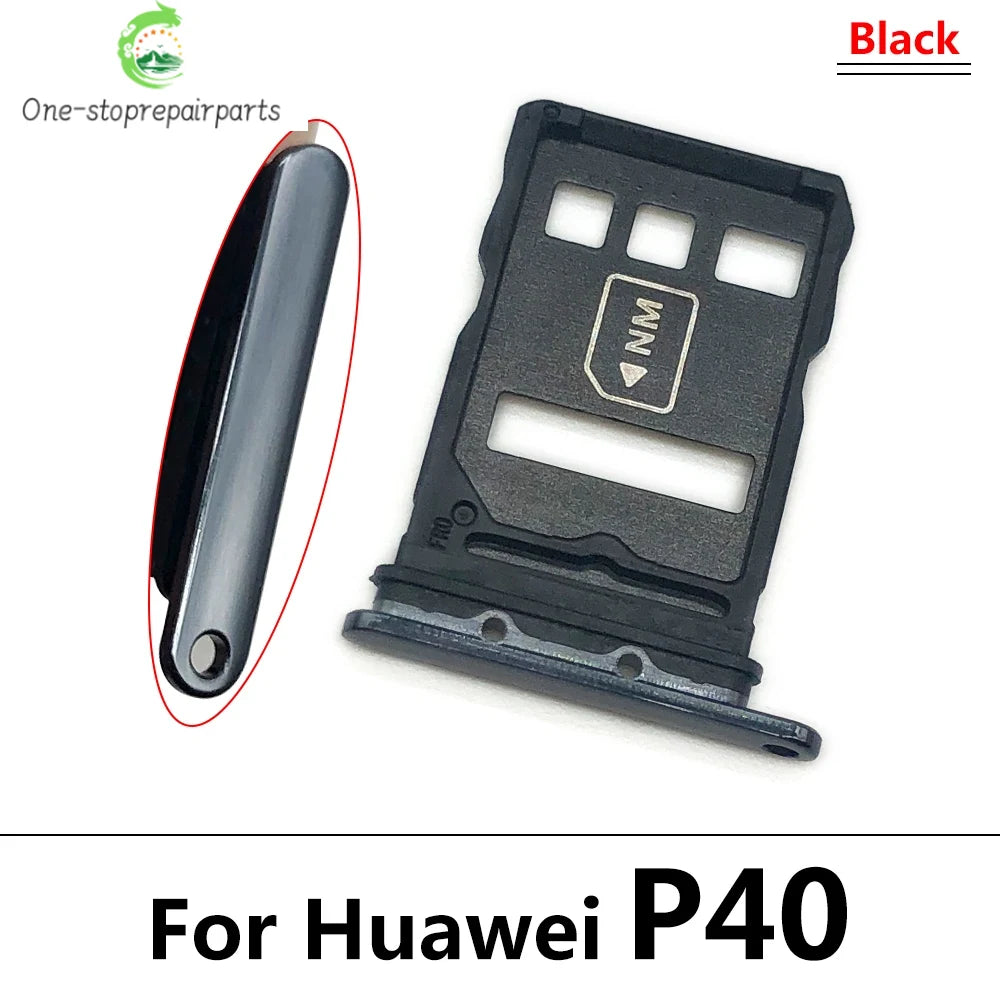 New SIM Card Tray Slot Holder For Huawei P40 P30 Lite Pro Replacement Parts Huawei phone repair parts
