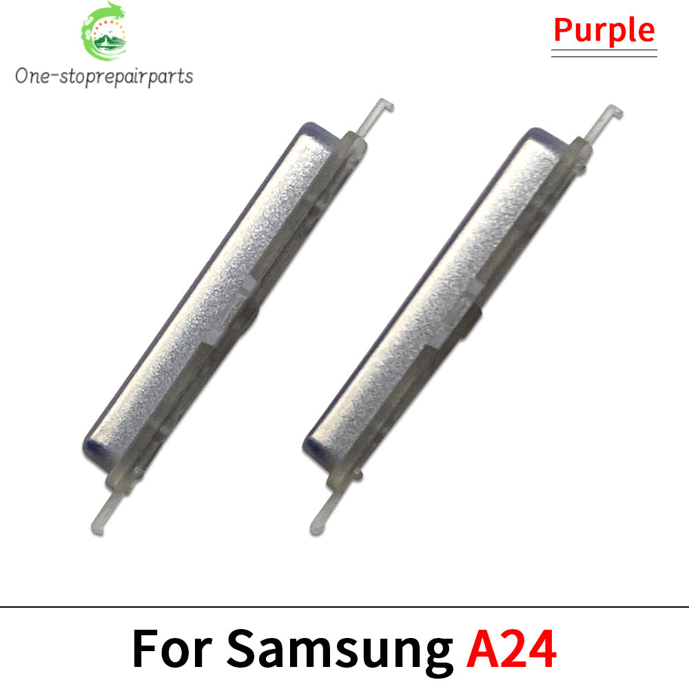 New For Samsung A14 A24 A34 A54 4G 5G Side Key Power and Volume Buttons Button Replacement Parts Samsung phone repair parts