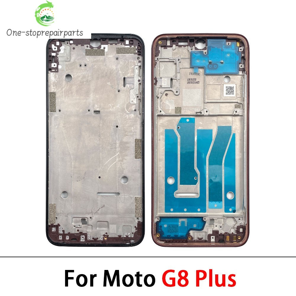 New Front Housing LCD Display Bezel Middle Frame For Motorola Moto G8 G9 Play Plus Power Lite Motorola phone repair parts