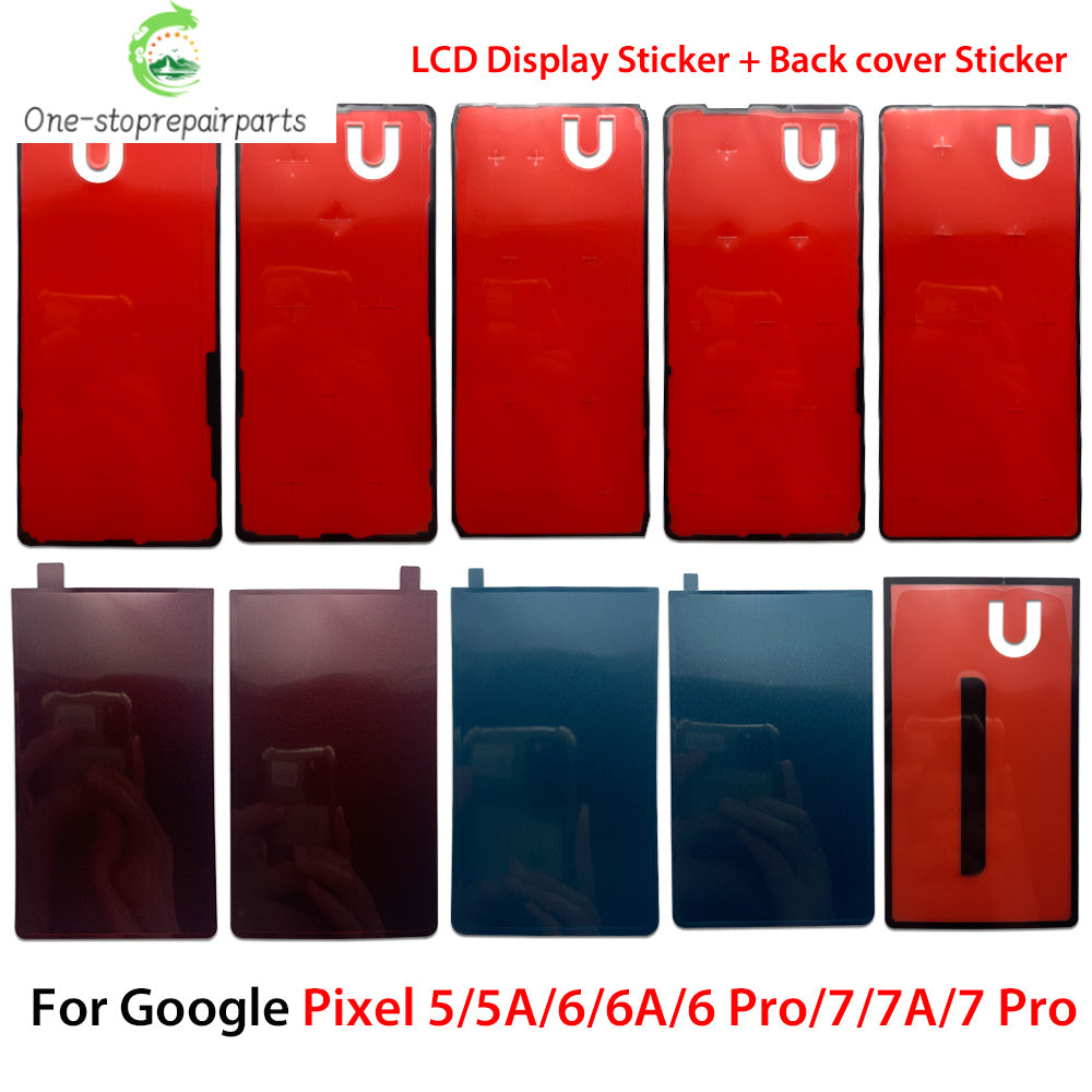 LCD Screen Adhesive Tape And Back Cover Frame Sticker LCD Screen Adhesive For Google Pixel 5 6 6A 7 7A Pro Google Pixel phone repair parts