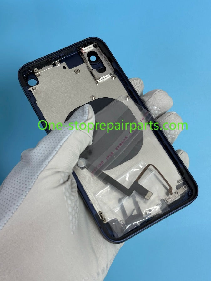 DIY Back housing For iPhone XS Max Like 17 Pro max Back Cover For iPhone XR 12 to 17 Pro 11 to 17 Pro Housing X XS Up To 17 pro iPhone phone repair parts