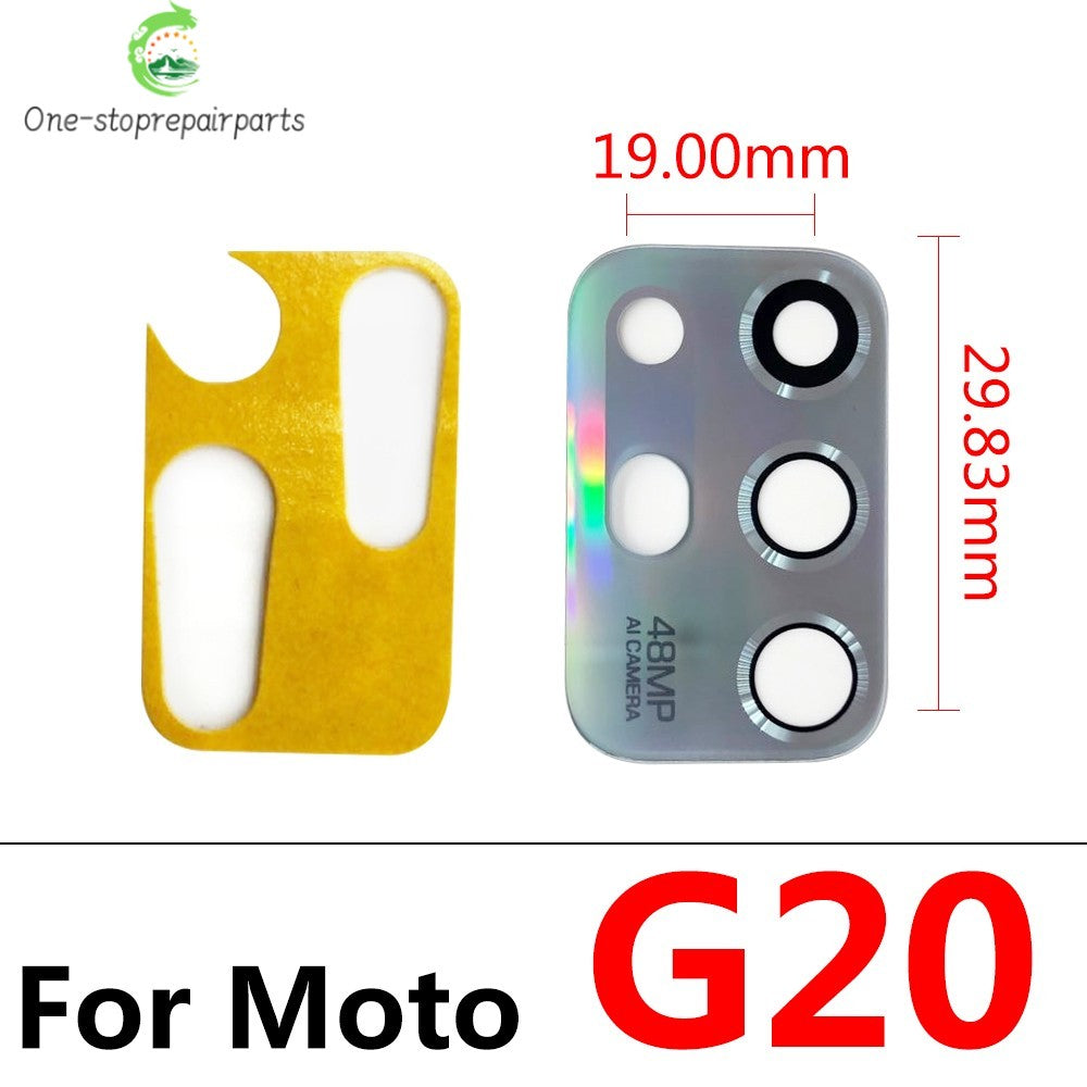 Camera Glass For Moto G10 G20 G30 G50 G60 G60s G31 G41 G51 G71 G04s G100 G200 5G Rear Back Camera glass Lens With Glue Adhesive Motorola phone repair parts