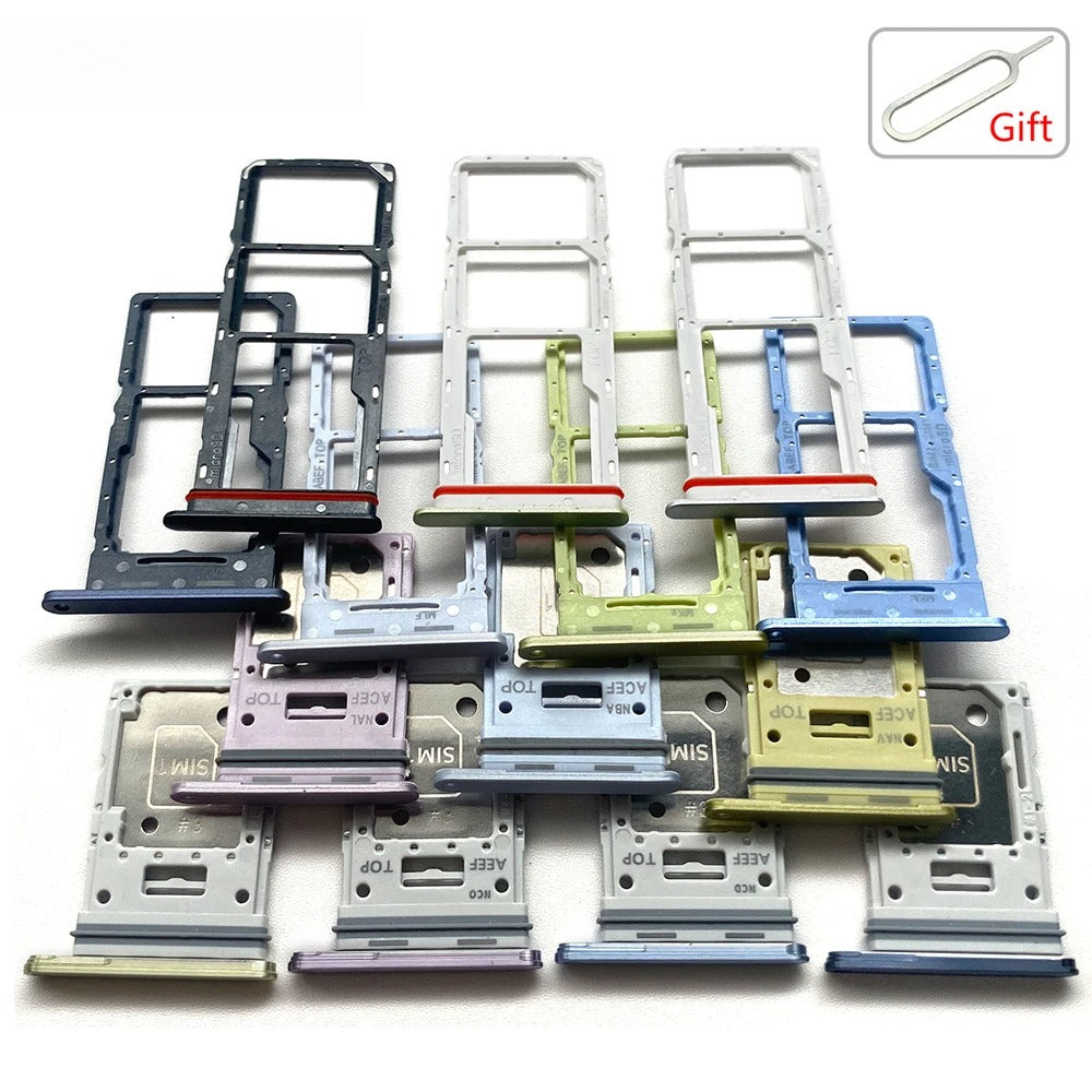 10Pcs, New For Samsung A15 A25 A35 A55 4G 5G SIM Card Slot SD Card Tray Holder Adapter Samsung phone repair parts