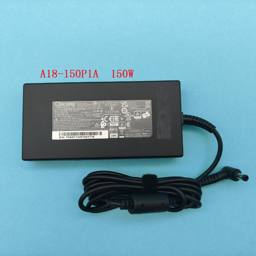 AC power adapter charger 180W 150W 120W For Thunderobot 911Air 911MT 911ME 911PLUS Acer Nitro Gigabyte 15X Aorus Clevo N850HP6 MACHENIKE T58 N850HK1 Chicony A17-180P4A A180A025P A15-150P1A A17-150P2A PA-1151-08 PA-1121-26 ASUS laptop repair parts