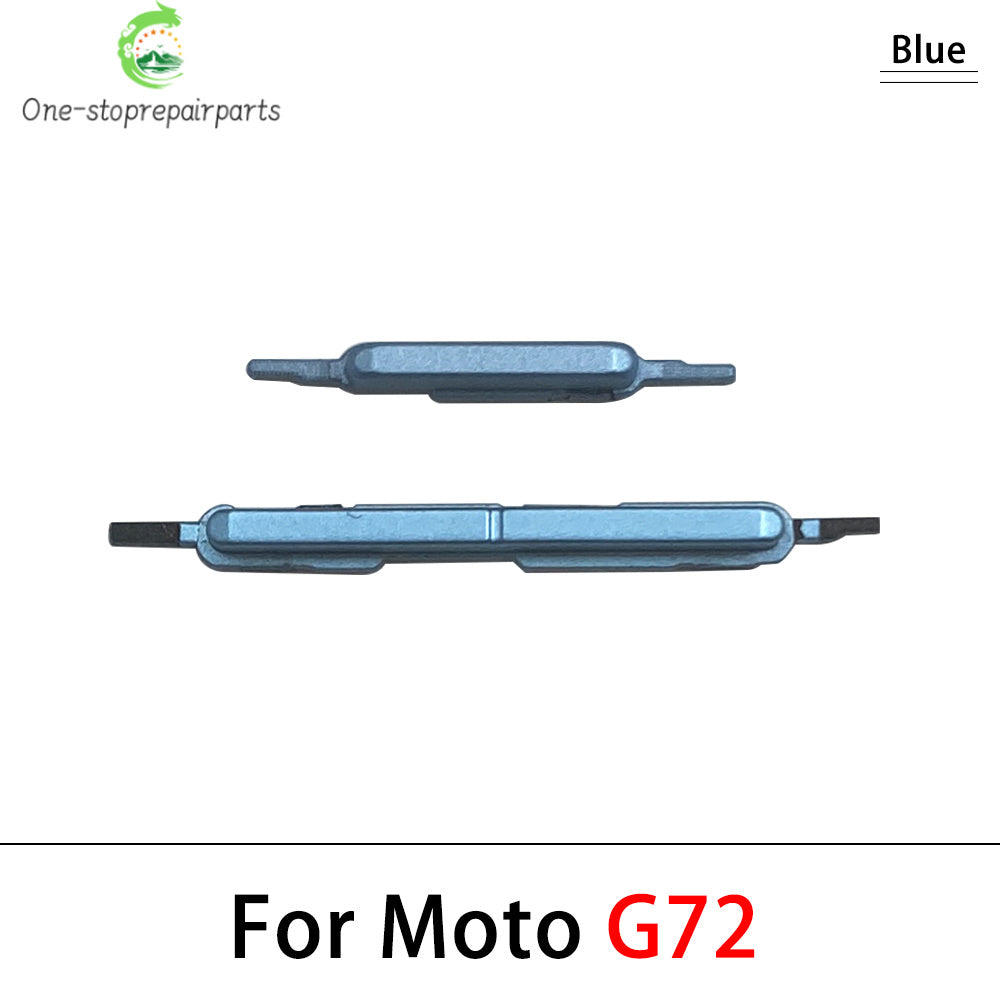10Pcs/Lot, New For Motorola Moto G22 G32 G52 G62 G72 G82 5G Power Volume Side Button Key Replacement Parts Motorola phone repair parts