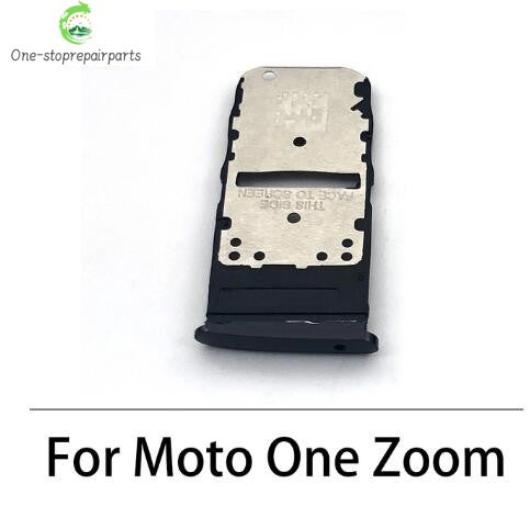10Pcs,  SiM Tray For Motorola Moto One Macro Action Zoom Hyper Fusion Plus SIM Card Tray Slot Holder Replacement Parts Motorola phone repair parts