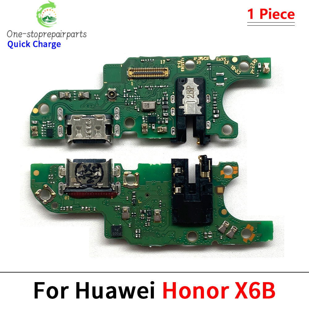 10Pcs, USB Charge Port Dock Connector Charging Board Flex Cable For Huawei Honor X6 X6s X6A X6B X7A X7B X8 X8A X8B X9A X9B 4G 5G   Huawei phone repair parts