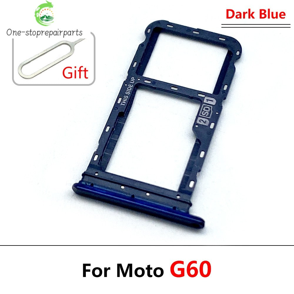 10Pcs/Lot, New For Motorola Moto G10 G20 G30 G50 G60 G60s G100 5G SIM Card Tray Slot Holder Adapter Accessories Motorola phone repair parts