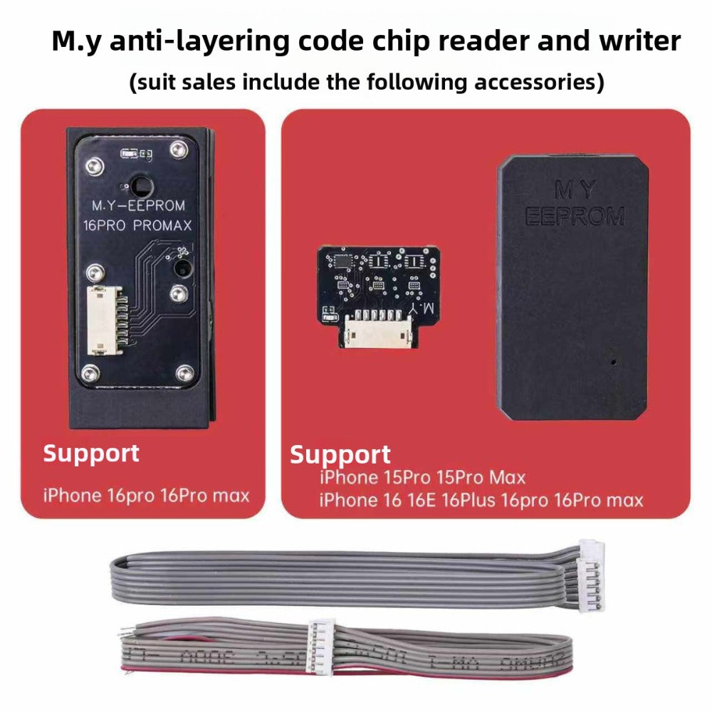 Free chip reader Charging chip IC reading and writing tools iPhone chip reader chip writer 15/16 series Phone Repair tools