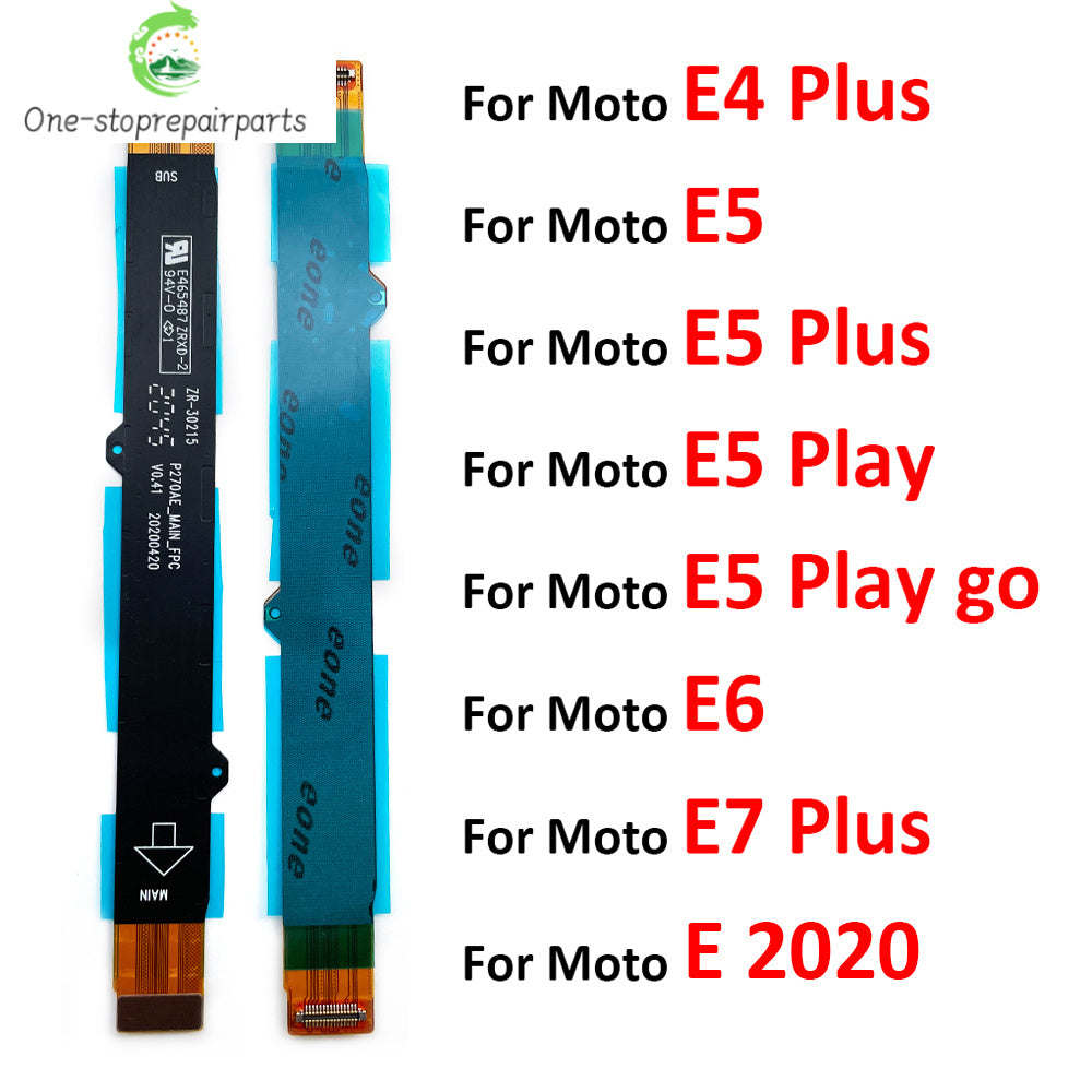 Mainboard For Motorola Moto E4 E5 Play Go E6 E7 Plus E 2020 E2020 Main Board Motherboard Connector Board Flex Cable Motorola phone repair parts