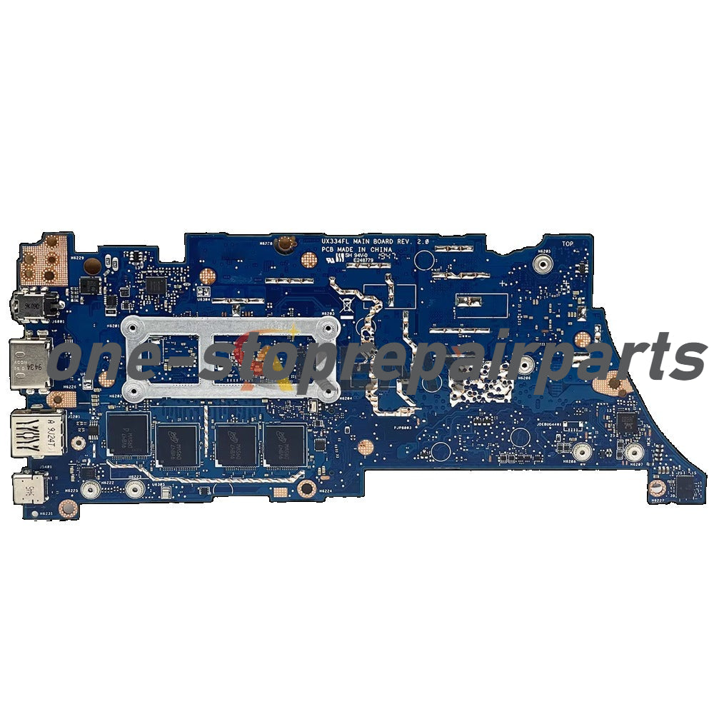 UX334FL Motherboard For ASUS ZenBook UX463FL UX434FL U3600F U4600F UX334FL UX334F Mainboard With 10th Gen I3 I5 I7 100% Tests OK ASUS laptop repair parts