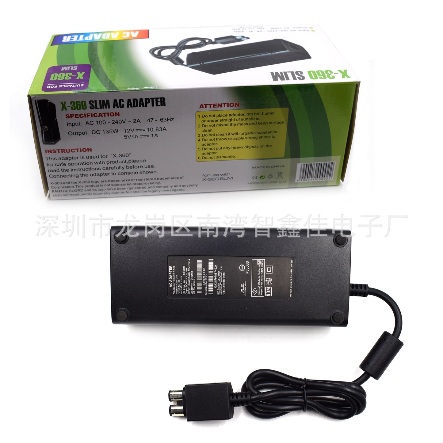 XBOX360 Thin Machine Fire Bull XBOX360 Thin Machine Power Adapter XBOX360 SLIM Power Supply