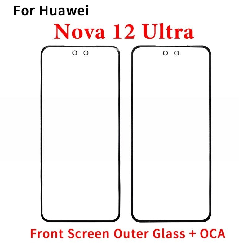 Front Screen Outer Glass With OCA For Huawei Nova 10 10Z 11 11i 12 12i Pro SE Ultra Lite Replacement Parts Huawei phone repair parts