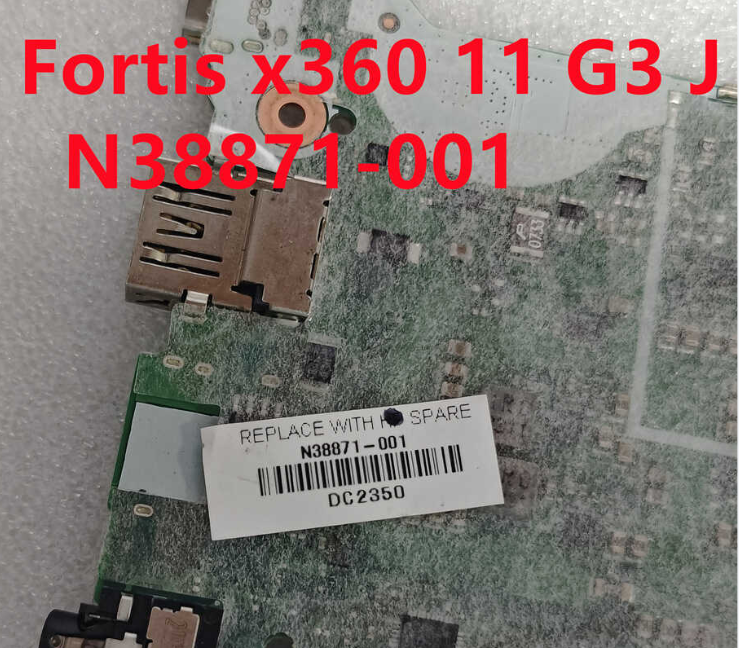 HP Fortis x360 11 G3 J Chromebook  motherboard  main board N38871-001 DA0GANMB6B0 motherboard