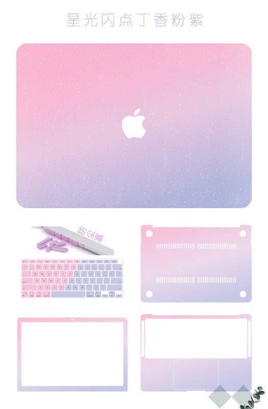 Frosted gradual change color protective case for MacBook Air Pro 11 "12" 13 "14" 15 "16" Neo A3404 A3426 A3427 A3428 A3429 A3449 A3448 A3434 A3403 A3186 A3402 A3401 A3112 A3185 A3114 A3241 A3113 A3240 Laptop accessories