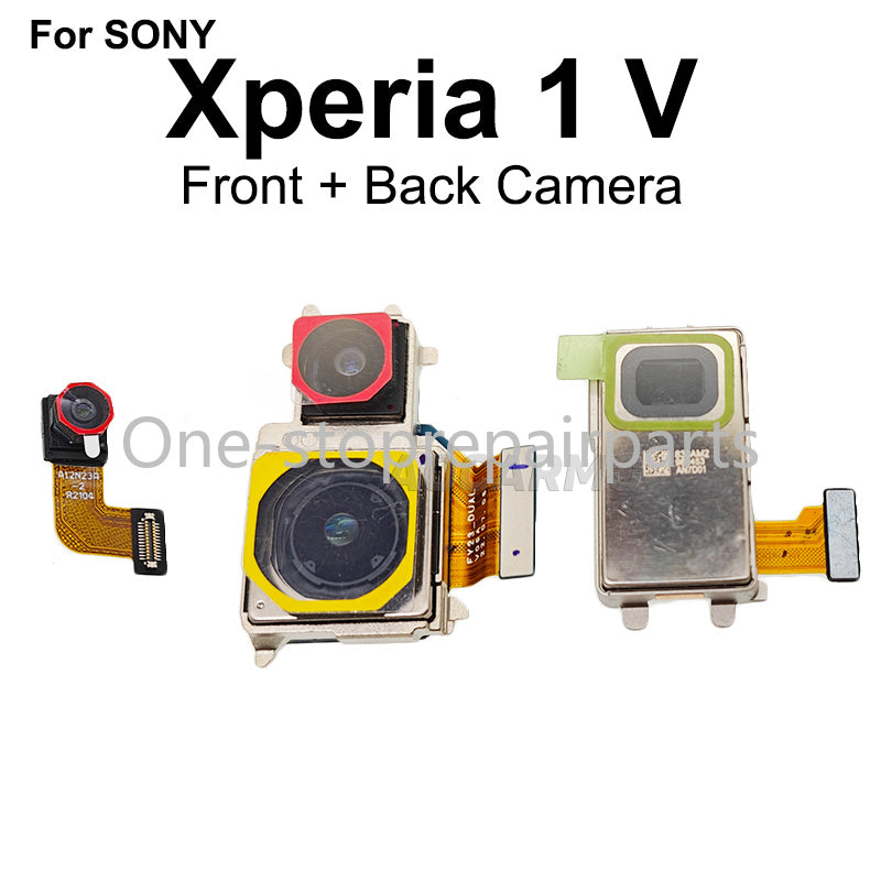 For Sony Xperia 1 V XQ-DQ72 DQ54 DQ44 SO-51D X1V Front Facing Back Ultra Wide Main Telephoto Zoom Camera Module Flex Cable Sony phone repair parts