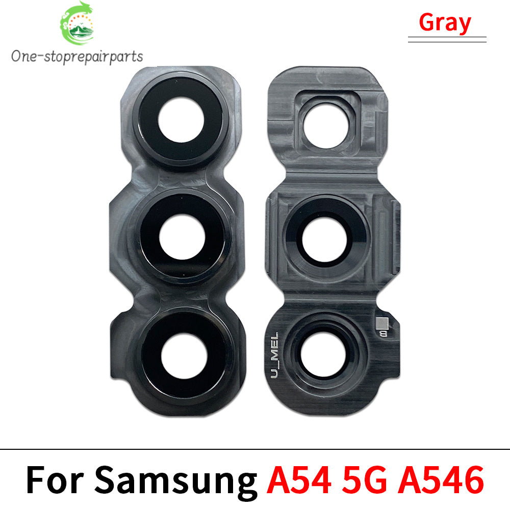 New Rear Camera Glass Lens Cover With Frame Holder For Samsung A26 A56 A34 A54 S24 Fe 5G Replacement Parts Samsung phone repair parts