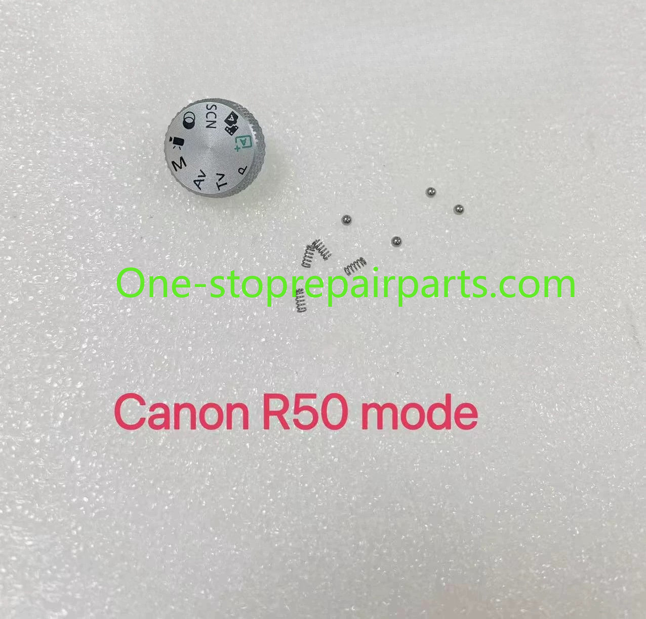 Canon EOS R50 Mode Dial Function Dial Top Cover with Iron Beads Spring with Steel Ball Function Power-on lever on/off switch button black silver Digital Camera Repair parts