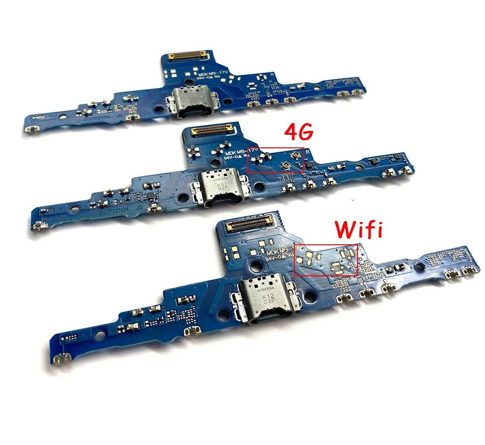 10Pcs, New For Samsung Tab S6 Lite P610 P615  USB Micro Charger Charging Port Dock Connector Microphone Board Flex Cable Samsung phone repair parts