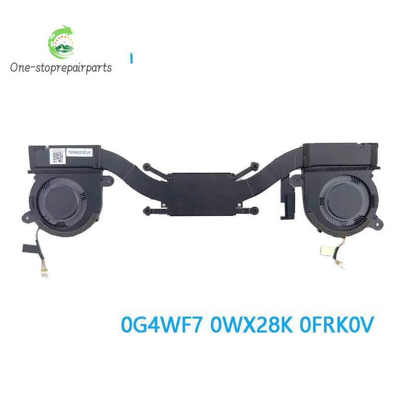 NEW Original LAPTOP CPU GPU Cooling Fan With Heatsink For Dell XPS13 9310 9300 0G4WF7 0WX28K FRK0V  Dell laptop repair parts