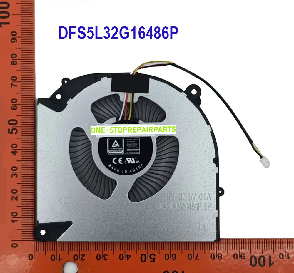 Gaming Laptop Cooling CPU GPU Fan For Gigabyte G5 KF KE GE MF G5KF G5KE G5GE G5MF 2023 FPP6 DFS5K22305283Q FPP7 DFS5L32G16486P Gigabyte laptop repair parts