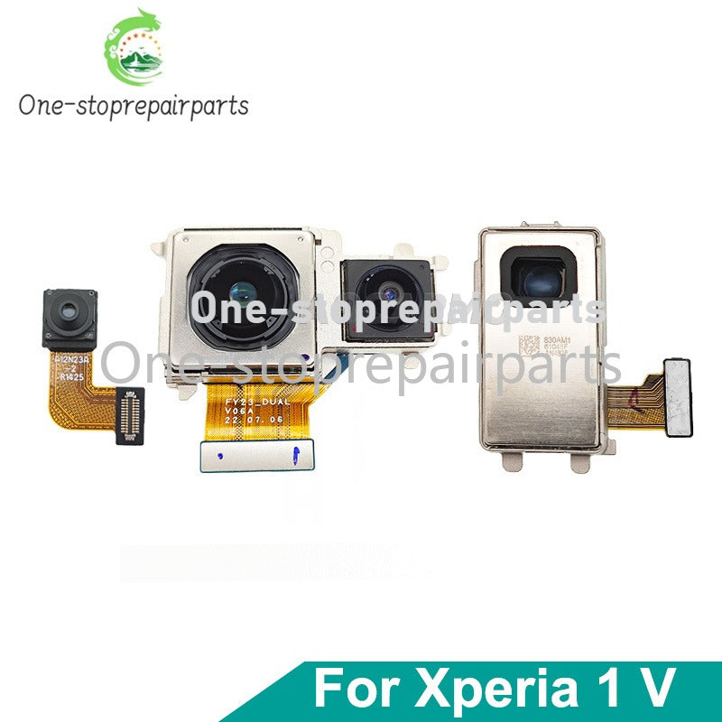 For Sony Xperia 1 V XQ-DQ72 DQ54 DQ44 SO-51D X1V Front Facing Back Ultra Wide Main Telephoto Zoom Camera Module Flex Cable Sony phone repair parts