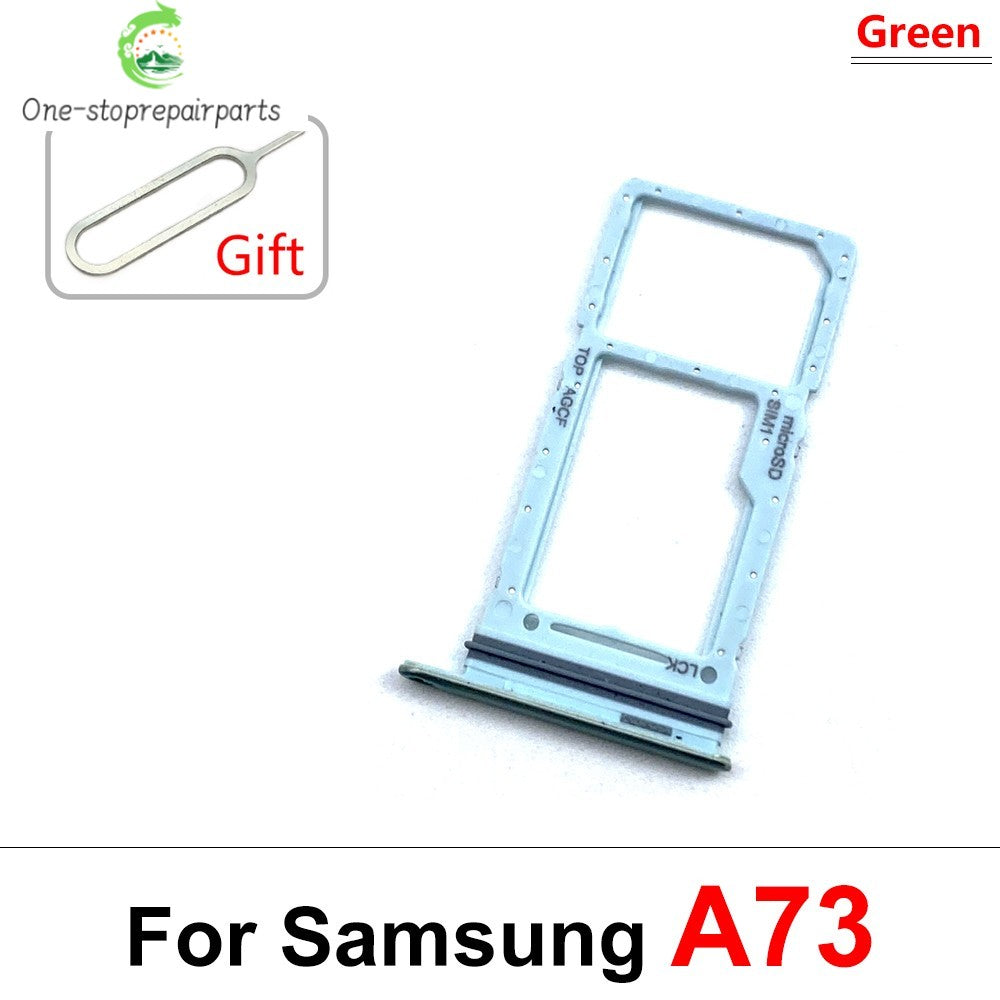 New For Samsung A23 A33 A53 A73 5G SIM Card Tray Slot Holder Replacement Parts Samsung phone repair parts