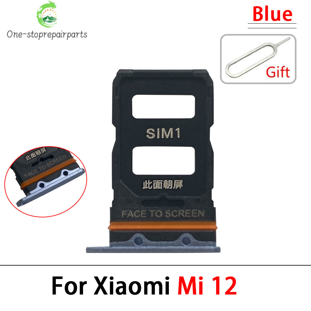 New For Xiaomi Mi 12 12T Pro 12 Lite 12s SIM Card Slot SD Card Tray Holder Adapter Replacement Parts  Xiaomi  Xiao mi phone repair parts