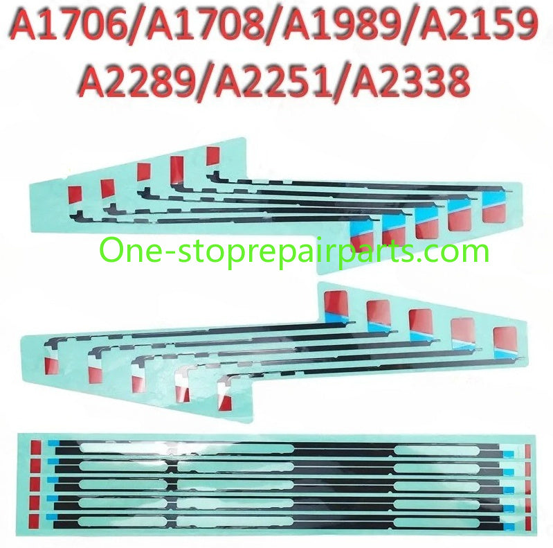 10Sets LCD Screen Adhesive Sticker Glue for Macbook Pro Air 13" 14" 16" A1706 A1708 A1707 A2141 A2442 A2485 A2780 A2681 A2941 Macbook repair parts
