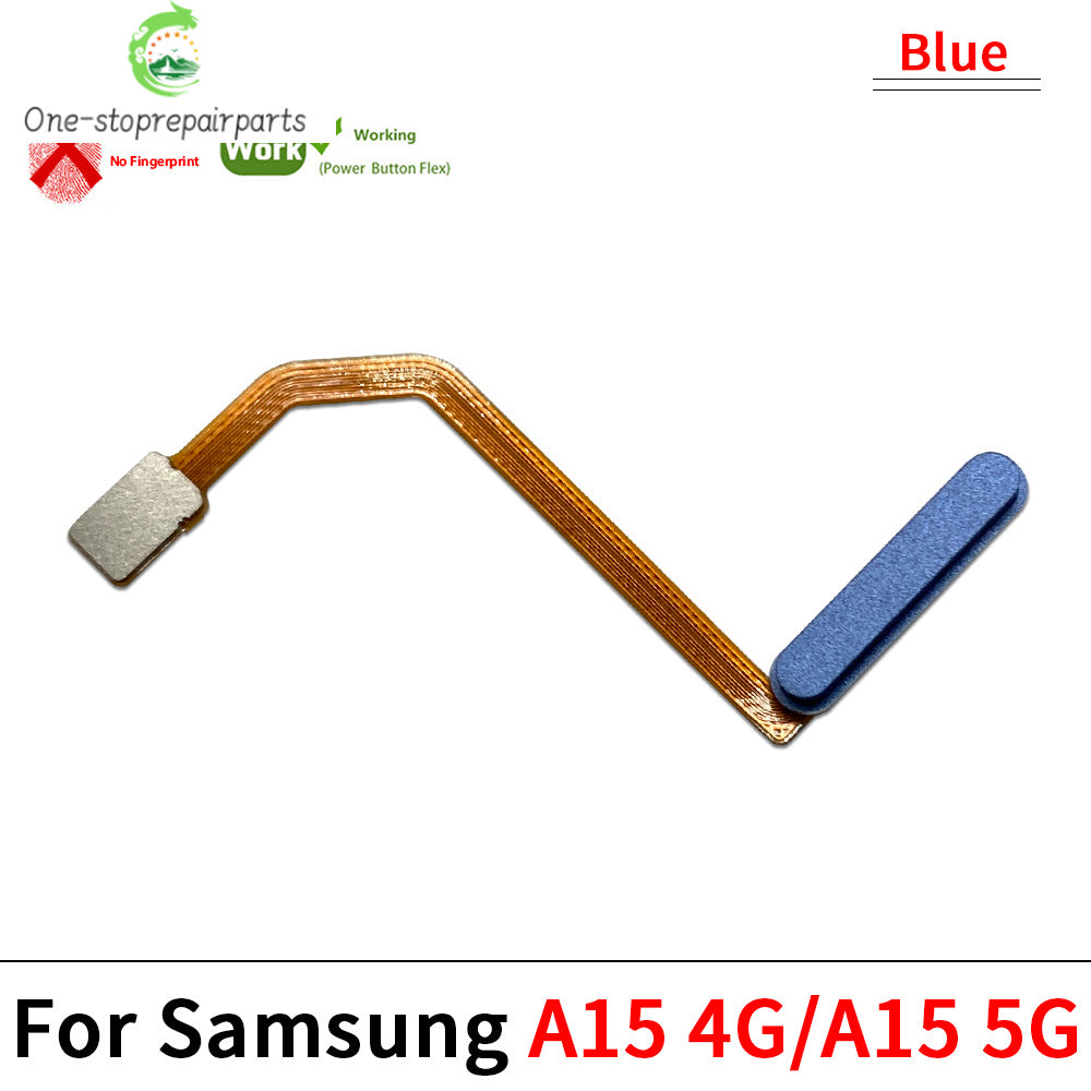 New For Samsung A15 A23 A03s 4G 5G Fingerprint Sensor Home Return Key Menu Button Flex Ribbon Cable Samsung phone repair parts