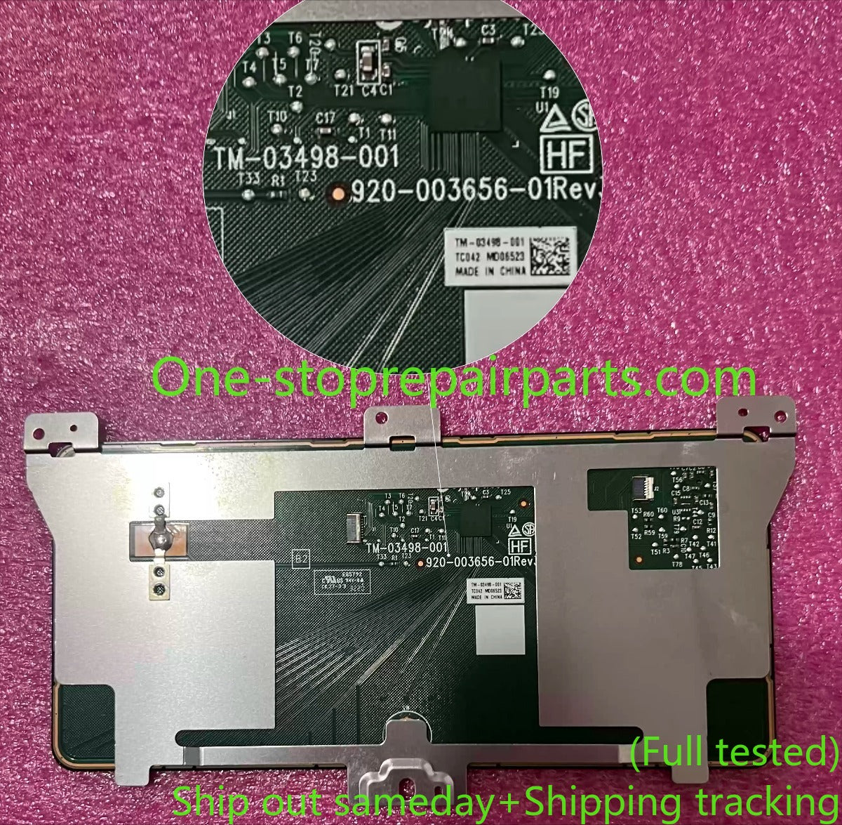 Touchpad With touch for MSI GS75 Stealth 8SE 8SF 8SG 9SD 9SE 9SF 9SG P75 WS65 MS-17G1 GS65 MS-16Q4 TM-03498-001 920-003656-01 black white pink silver Keyboard trackpad mouse pad fingerprint model