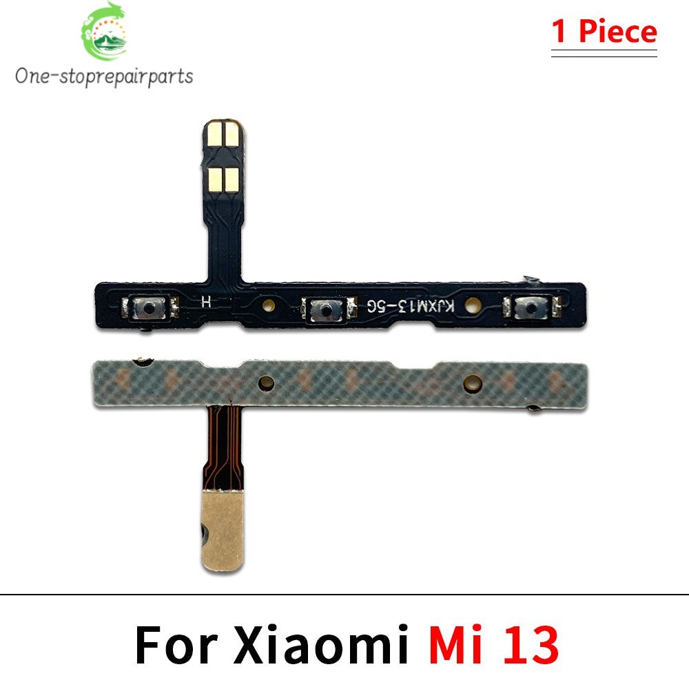 Power on off Volume Key Button Flex Cable For Xiaomi Mi 11 11T 12 12T 12s 13 14 Pro Lite 12s Ultra  Xiaomi  Xiao mi phone repair parts