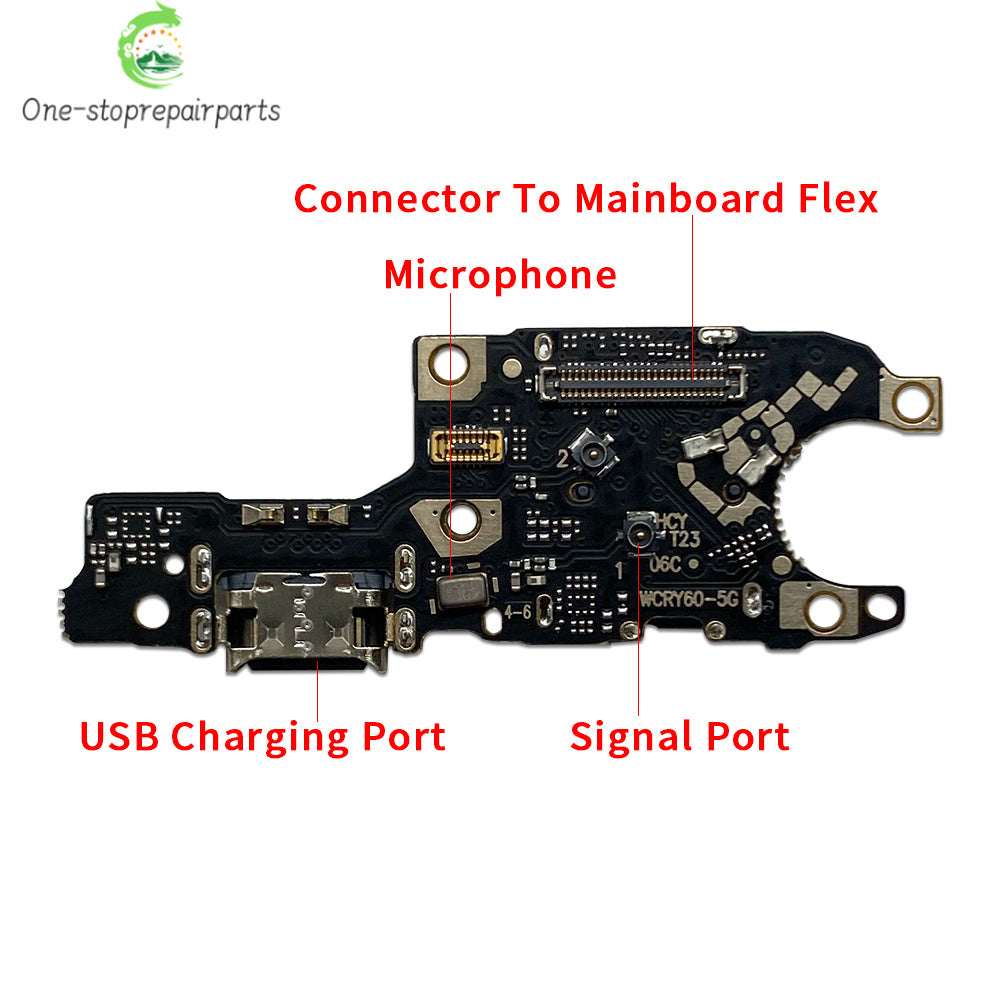 10Pcs. Dock Connector USB Charger Charging Port Flex Cable For Huawei Honor 50 60 Pro Se Lite Huawei phone repair parts