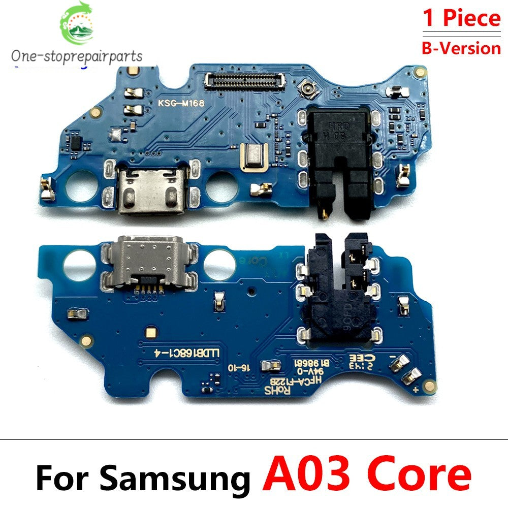 10Pcs USB Charging Port Dock Charger Connector Board Flex Cable For Samsung A22 A32 A12 A02 A03 A04 A04s A04E A05 A05s 4G 5G Samsung phone repair parts