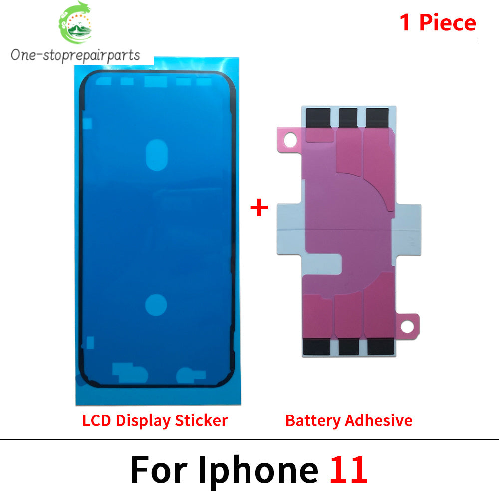 10Pcs, Waterproof Adhesive Sticker Screen Frame Bezel Seal Tape Battery Sticke For iPhone 11 12 13 14 15 16 Pro Max Plus X Xs iPhone phone repair parts