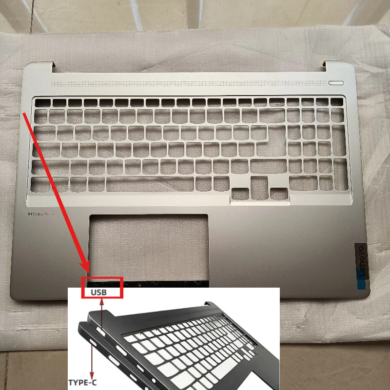 Cover case for Lenovo  ideapad 5 Pro 16ARH7 16IAH7 16ACH6 lcd top housing upper palmrest bezel bottom hinge cover 5CB1H95501