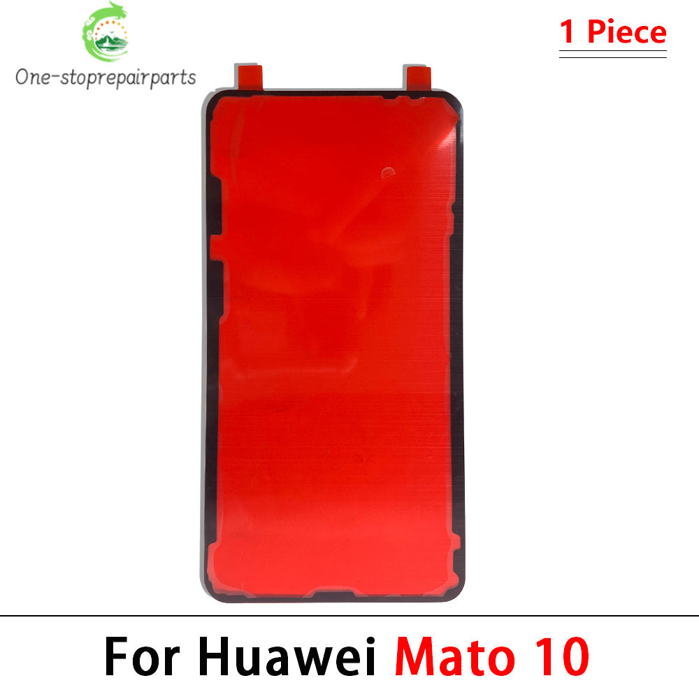 10Pcs, New Back Battery Housing Rear Sticker Tape For Huawei Mate 10 20 20X 30 40 Pro 4G 5G Waterproof Adhesive Glue Parts Huawei phone repair parts