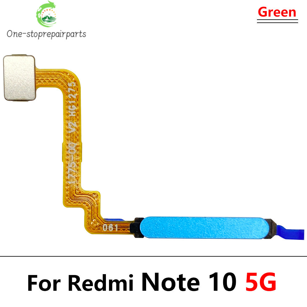 New For Xiaomi Poco M3 Pro / For Redmi Note 10 5G Home Button FingerPrint Touch ID Sensor Flex Cable Replacement Parts  Xiaomi  Xiao mi phone repair parts
