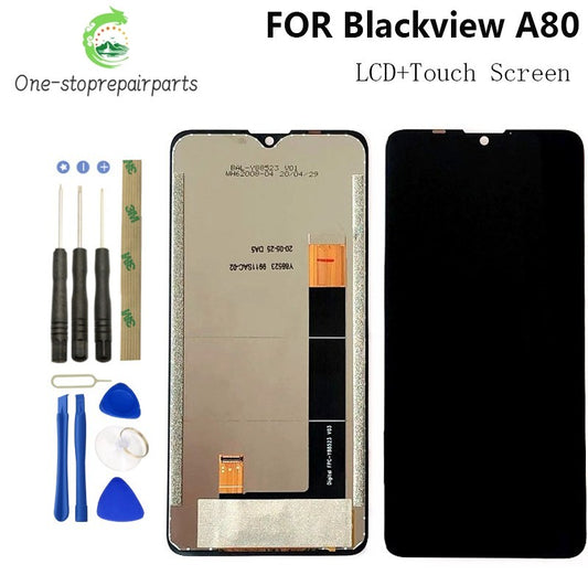 100% Original For Blackview A80 LCD Display + Touch Screen Assembly Replacement 6.21 Inch 100% Tested For Blackview A 80  Mobile Other Brand Phone repair parts