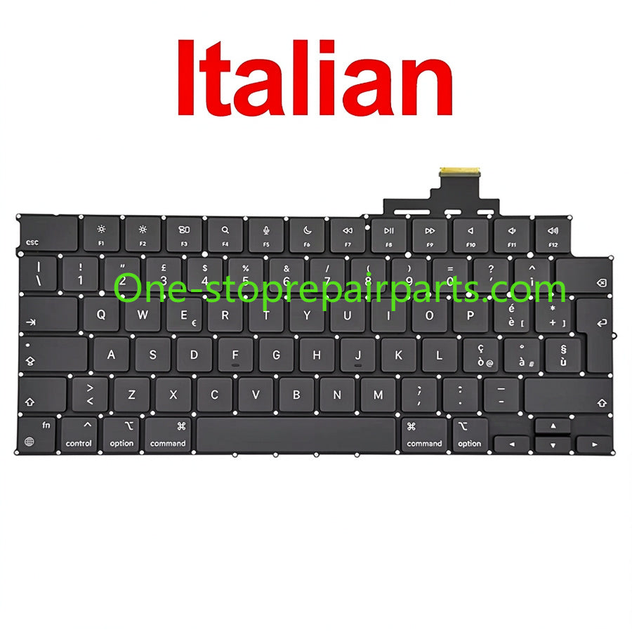 New Laptop Keyboard For MacBook Air 13.6" 15" A2681 A2941 A3113 A3114 Keyboard US UK English French German Spain EU 2022 2024 Macbook repair parts