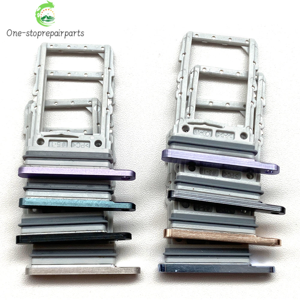 New For Samsung Z Flip 2 3 4 5 6 5G F711 F721 F731 F741 SIM Card Slot SD Card Tray Holder Adapter Samsung phone repair parts