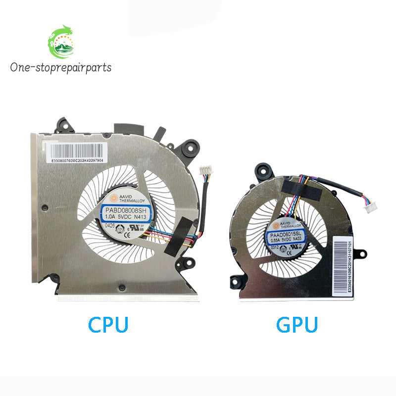 New Original LAPTOP CPU GPU Cooling Fan For MSI GF63 MS-16R1/MS-16R3/MS-16R5 GF65 WF65  MSI laptop repair parts
